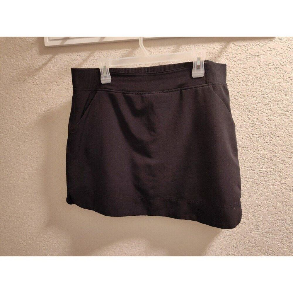 32 Degrees Cool Black Mini Skort Activewear Women's XXL With Pockets